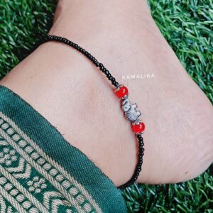elephant charm anklet